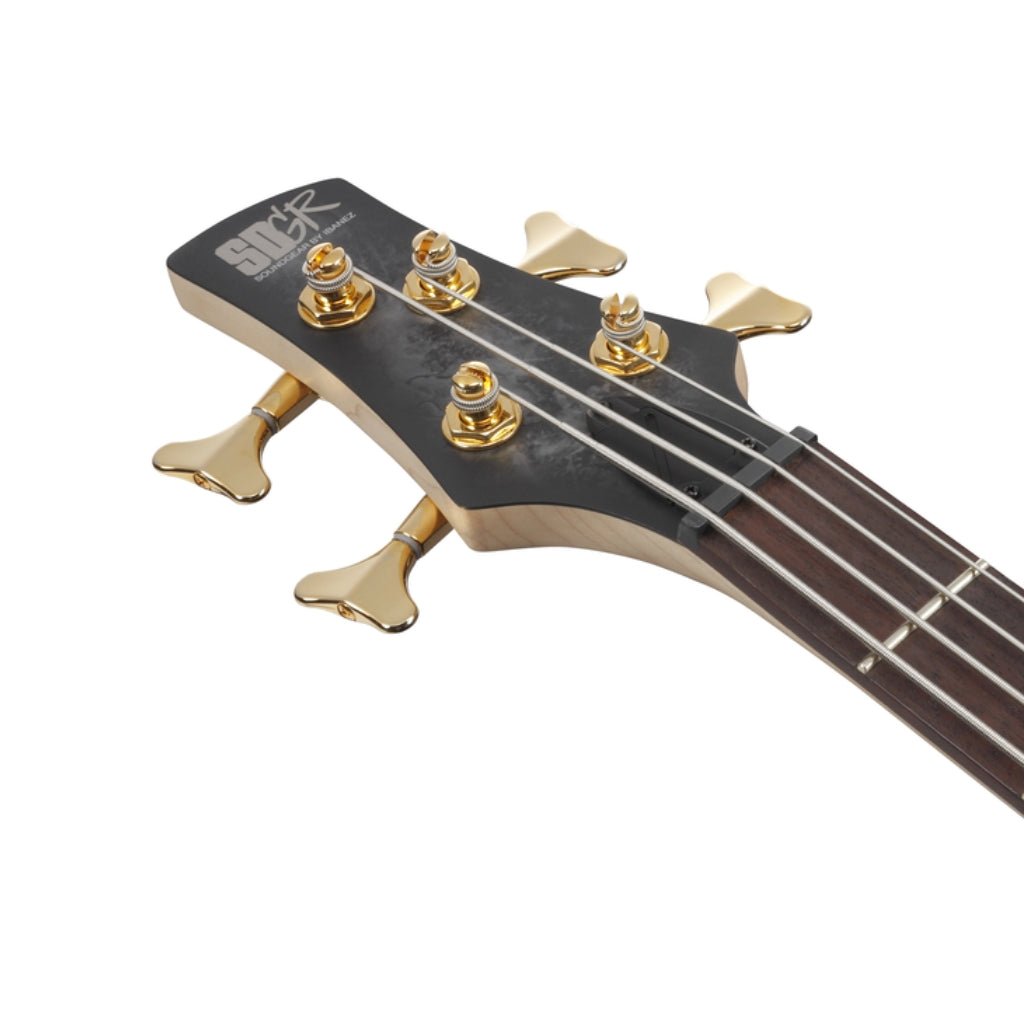 Ibanez SR300EDXBZM 4 String Electric Bass Guitar Black Ice Frozen Matte Bass Guitars Sky Music