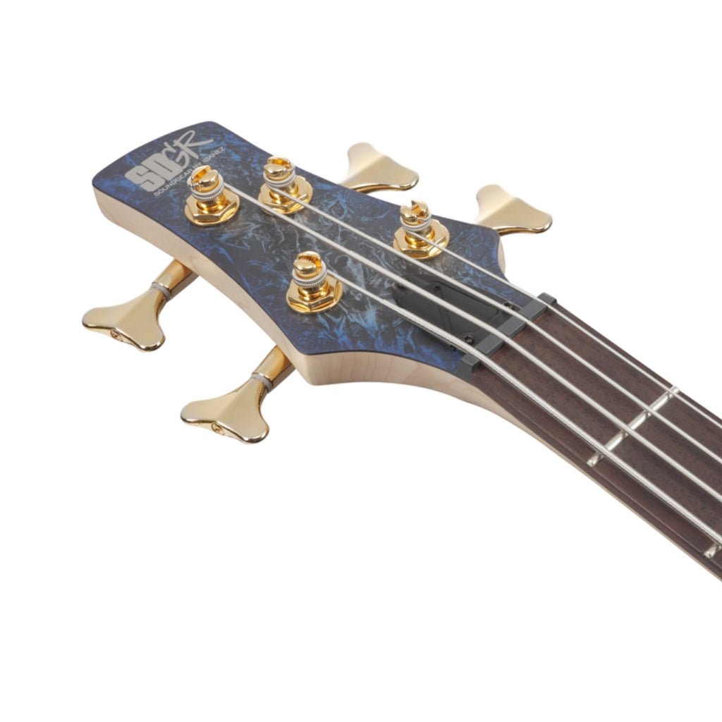 Ibanez SR300EDXCZM 4 String Electric Bass Guitar Cosmic Blue Frozen Matte Bass Guitars Sky Music