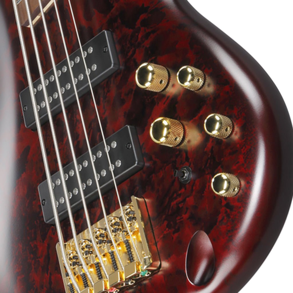 Ibanez SR305EDX Wine Red Frozen Matte 5 String Electric Bass Bass Guitars Sky Music