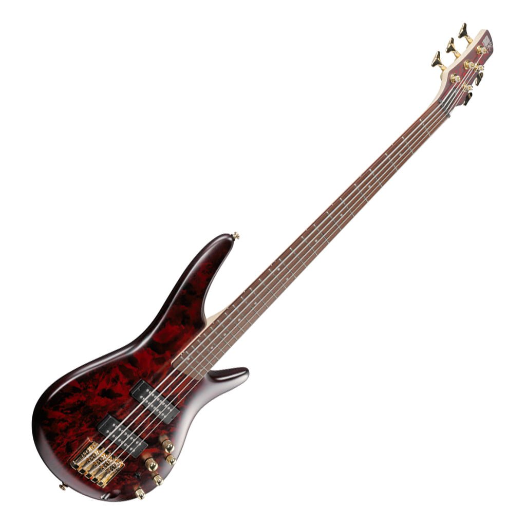 Ibanez SR305EDX Wine Red Frozen Matte 5 String Electric Bass Bass Guitars Sky Music
