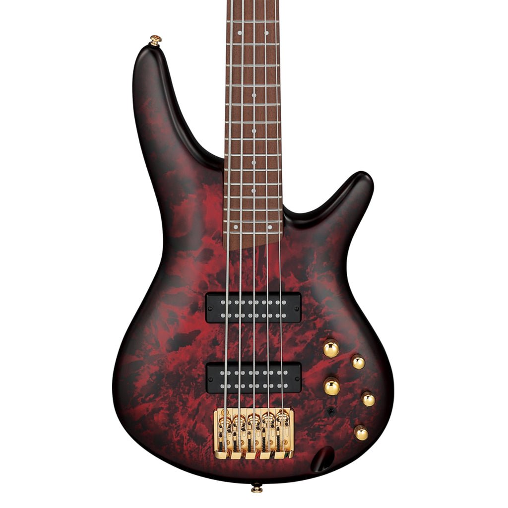 Ibanez SR305EDX Wine Red Frozen Matte 5 String Electric Bass Bass Guitars Sky Music