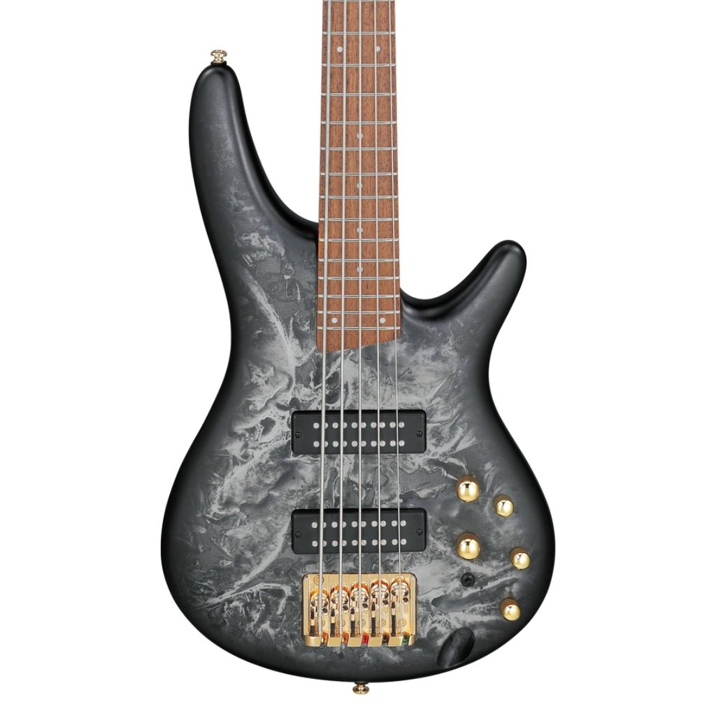 Ibanez SR305EDXBZM 5 String Electric Bass Guitar Black Ice Frozen Matte Bass Guitars Sky Music