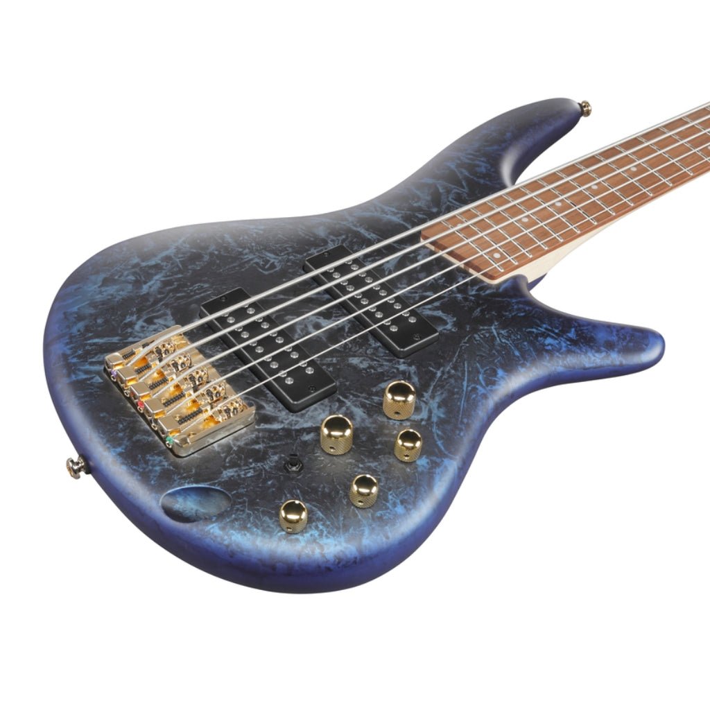 Ibanez SR305EDXCZM 5 String Electric Bass Guitar Cosmic Blue Frozen Matte Bass Guitars Sky Music