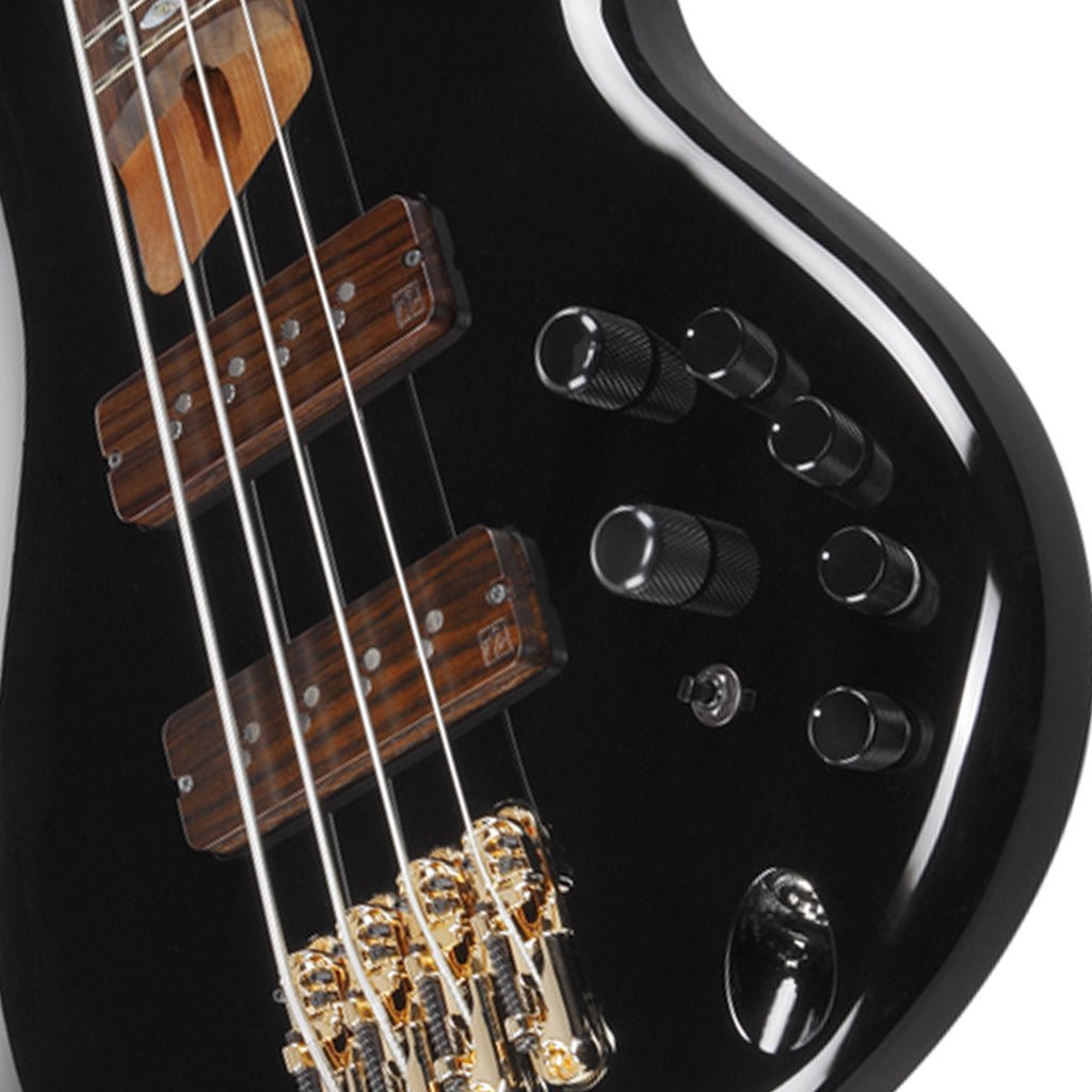 Ibanez SR3500 Prestige Bass Alder Body and Case - Black Bass Guitars Sky Music