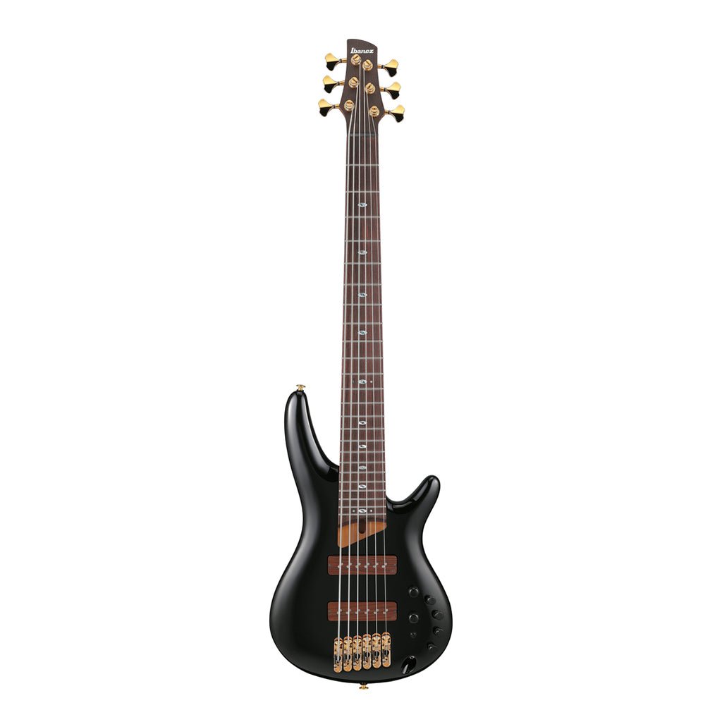 Ibanez SR3506 Prestige 6-String Bass Alder Body and Case - Black Bass Guitars Sky Music