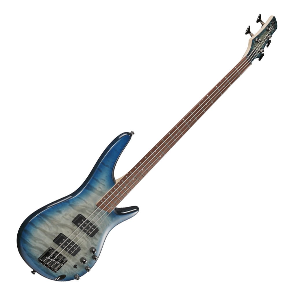 Ibanez SR400EQM Stained Cosmic Blue Starburst Electric Bass Bass Guitars Sky Music