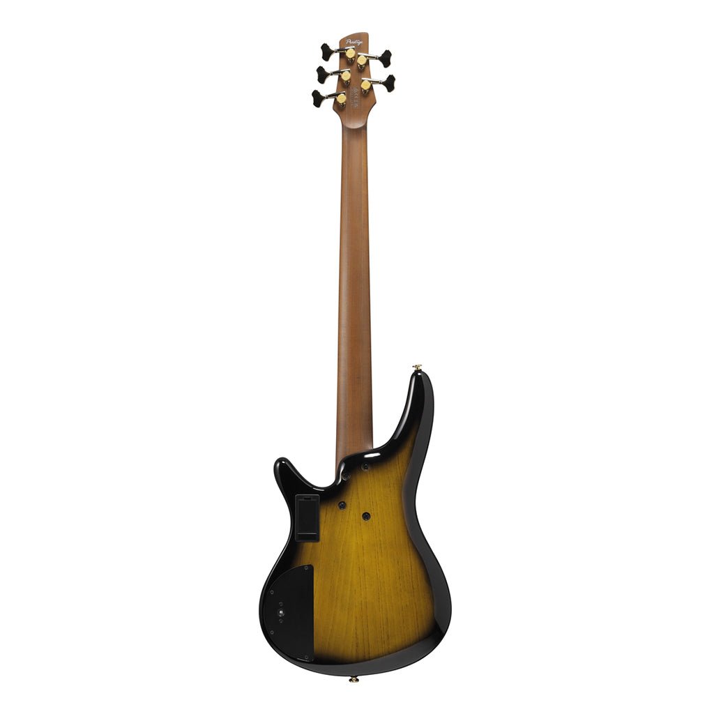Ibanez SR4505 5-String Bass Ash Body with Roasted Maple Fretboard and Case - Desert Sunset Burst Bass Guitars Sky Music