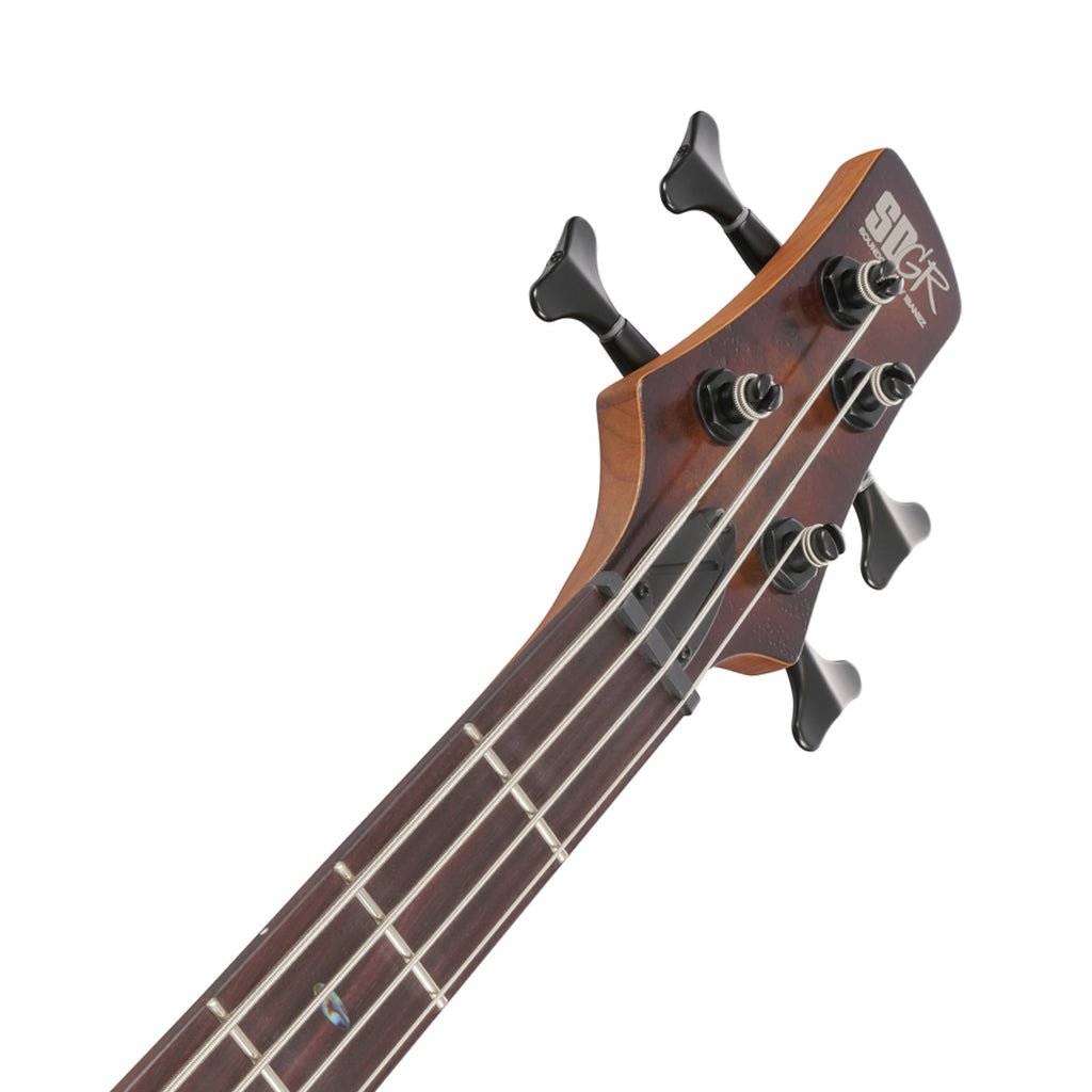 Ibanez SR500A Electric Bass Bartolini Pickups - Mahogany Brown Burst Low Gloss Bass Guitars Sky Music