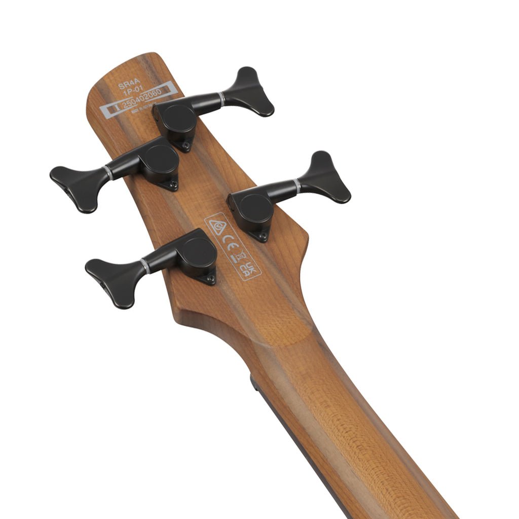 Ibanez SR500A Electric Bass Bartolini Pickups - Mahogany Brown Burst Low Gloss Bass Guitars Sky Music