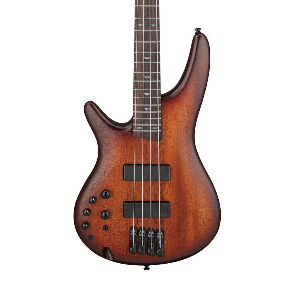 Ibanez SR500AL Left Handed Electric Bass Bartolini Pickups - Mahogany Brown Burst Low Gloss Bass Guitars Sky Music