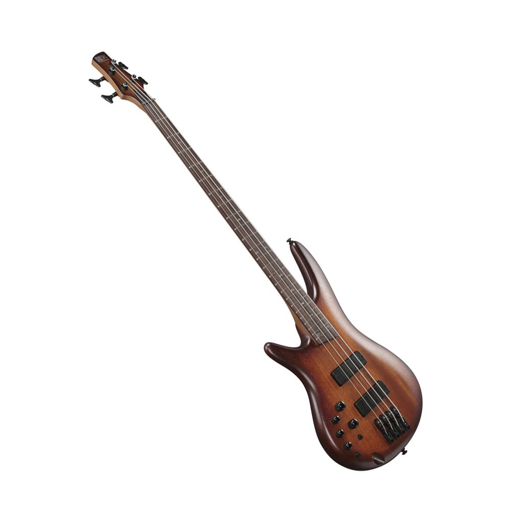 Ibanez SR500AL Left Handed Electric Bass Bartolini Pickups - Mahogany Brown Burst Low Gloss Bass Guitars Sky Music