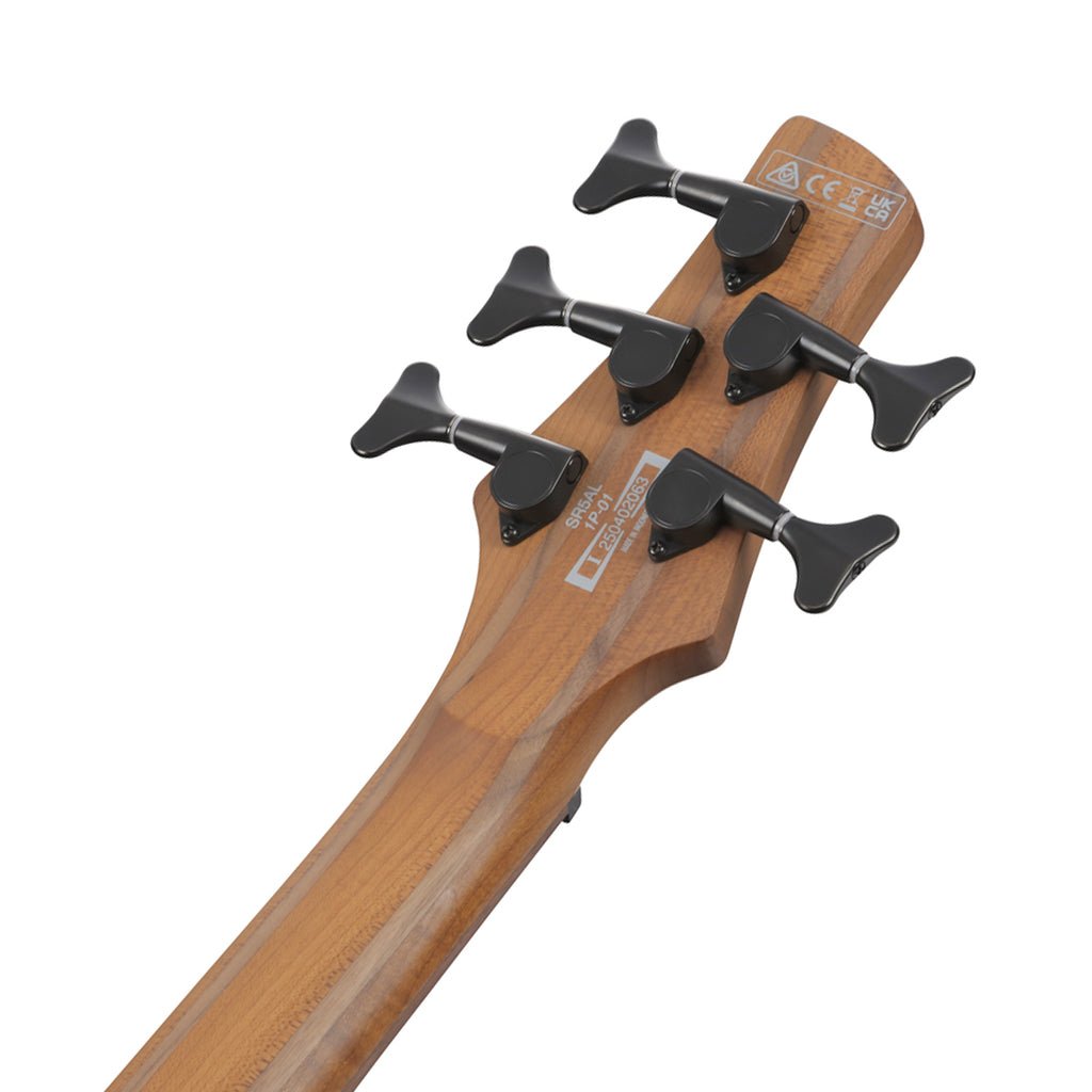 Ibanez SR505AL 5-String Left Handed Electric Bass Bartolini Pickups - Mahogany Brown Burst Low Gloss Bass Guitars Sky Music