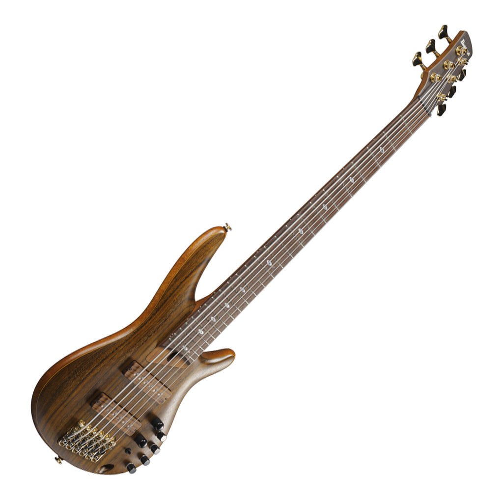 Ibanez SR5506 Prestige 6-String Bass Rosewood Fretboard and Case - Mocha Flat Bass Guitars Sky Music
