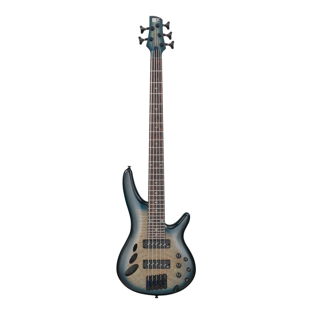 Ibanez SRD905 Cosmic Blue Starburst Low Gloss 5 String Electric Bass Bass Guitars Sky Music
