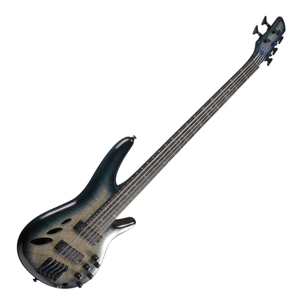 Ibanez SRD905 Cosmic Blue Starburst Low Gloss 5 String Electric Bass Bass Guitars Sky Music