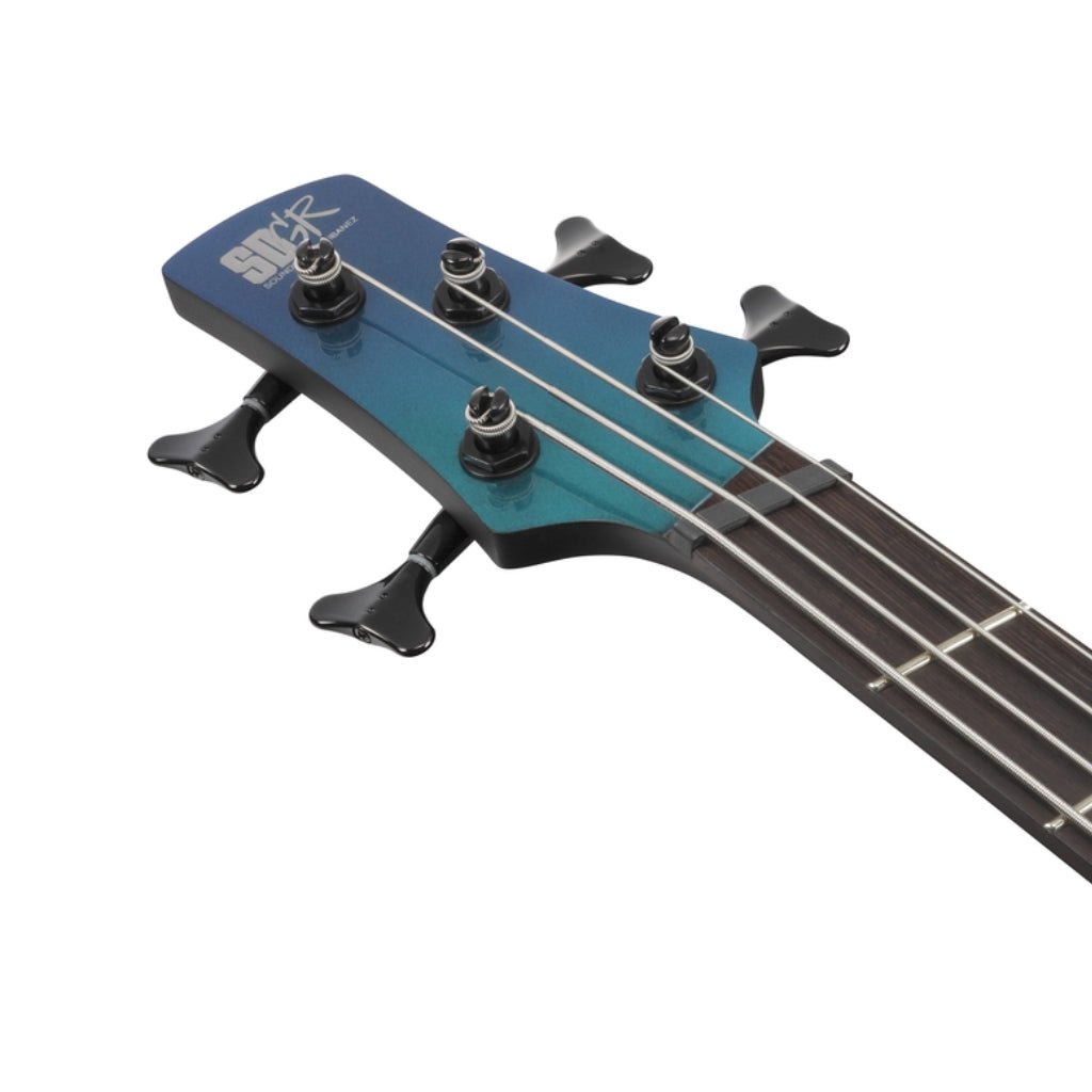 Ibanez SRMS720BCM 4 String Electric Bass Guitar Blue Chameleon Bass Guitars Sky Music