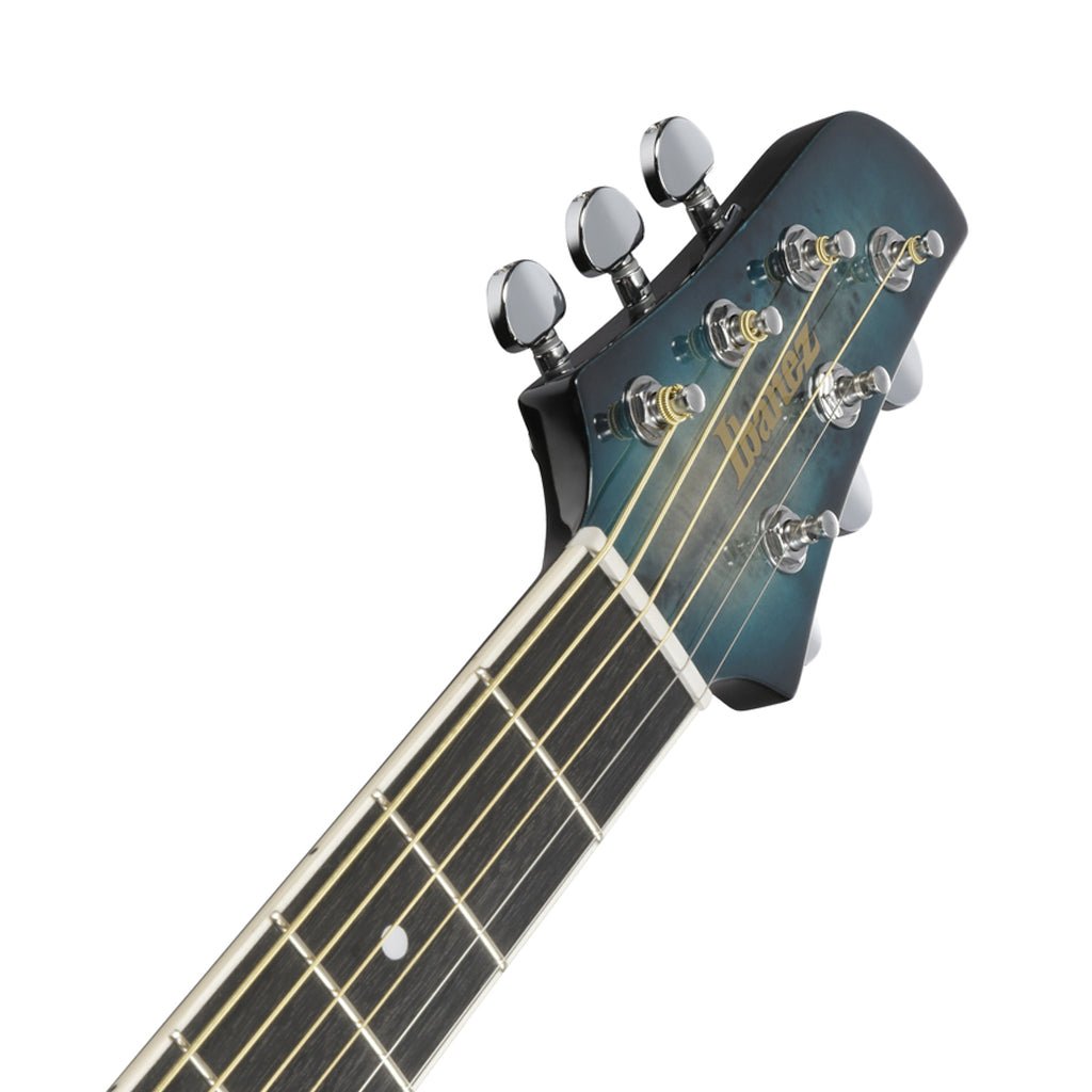 Ibanez TCY10PA Acoustic Guitar w/Pickup - Cosmic Blue Starburst High Gloss Acoustic Guitars Sky Music