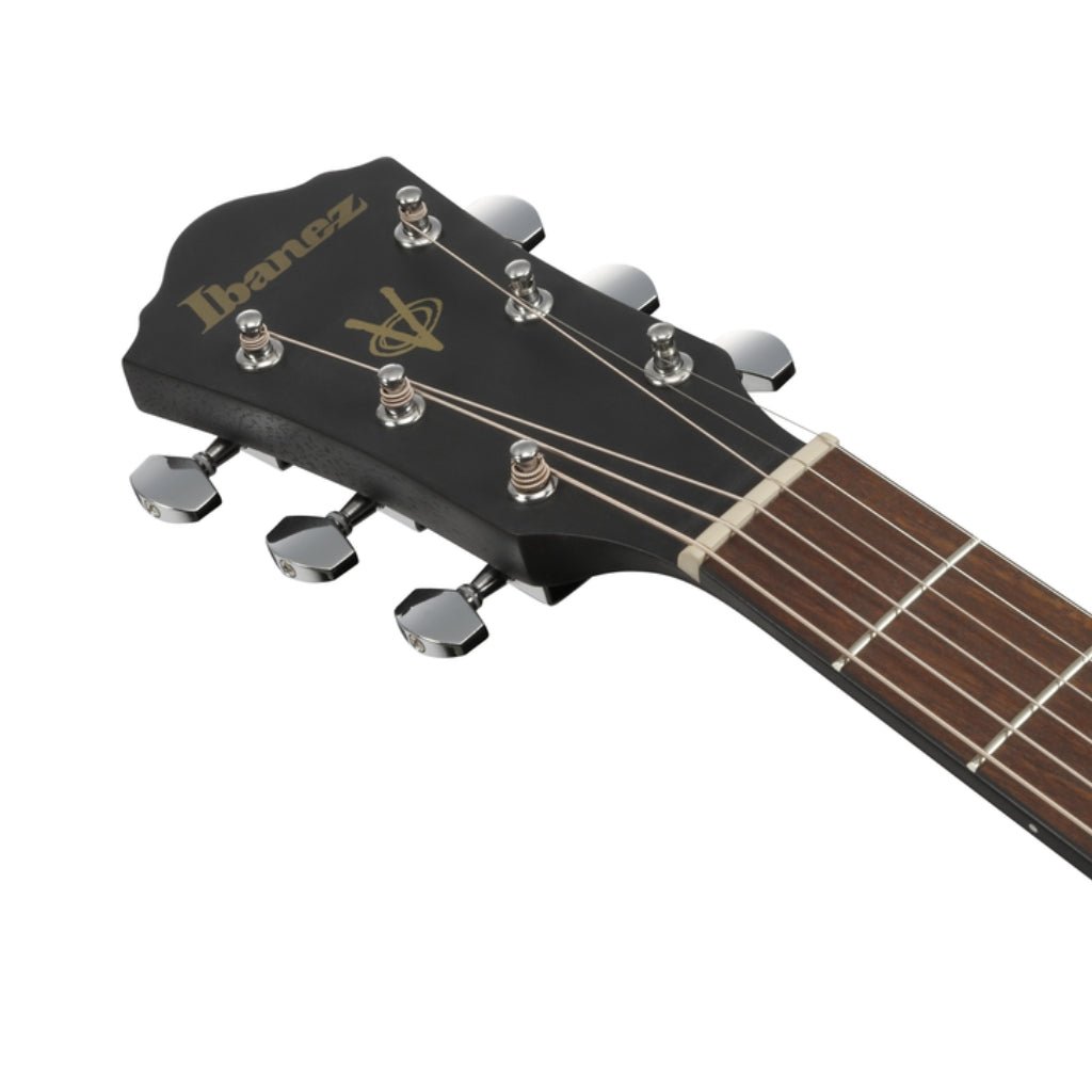 Ibanez V44CE Acoustic Guitar - Weathered Black Open Pore Acoustic Guitars Sky Music