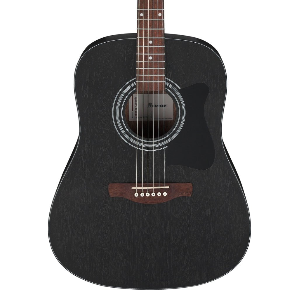 Ibanez V54NJP Acoustic Guitar with Bag - Open Pore Weathered Black Acoustic Guitars Sky Music