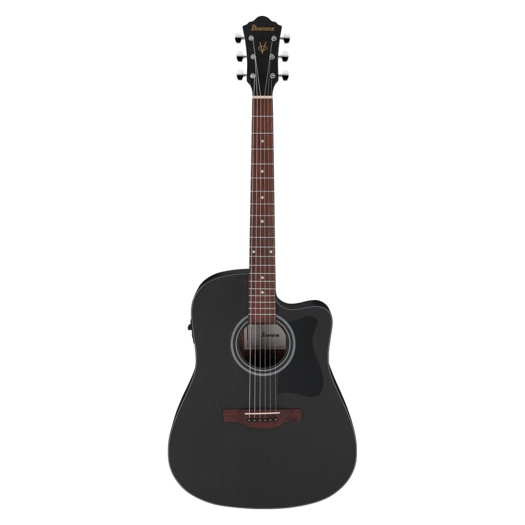 Ibanez VC44CE Acoustic Guitar - Open Pore Weathered Black Acoustic Guitars Sky Music