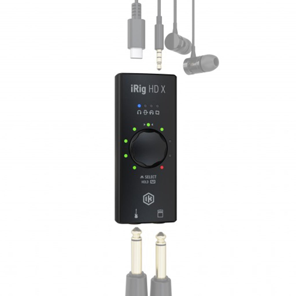 IK iRig HD X - Pro Quality Digital Guitar Interface Audio Interfaces Sky Music