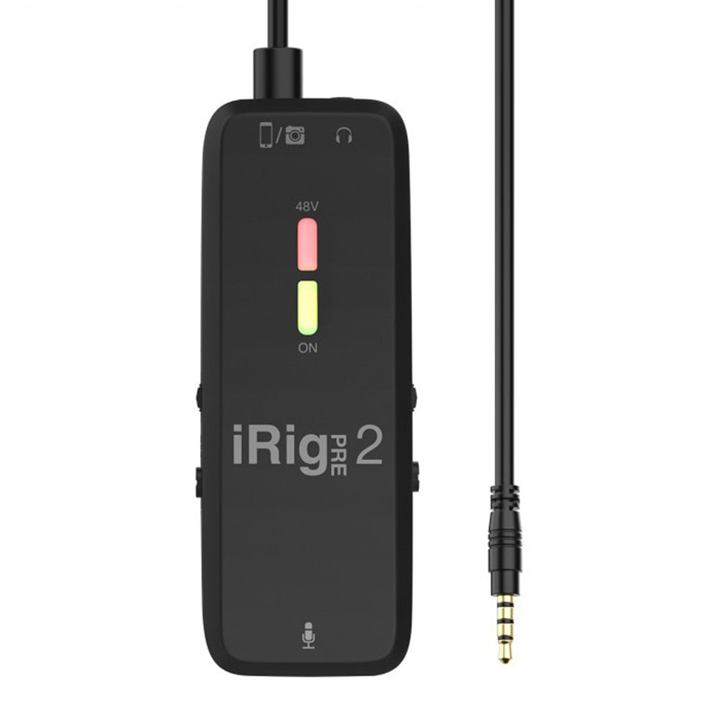 IK iRig Pre 2 - Studio Quality XLR Microphone Interface Audio Interfaces Sky Music
