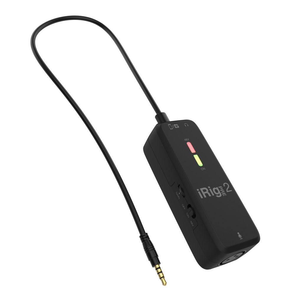 IK iRig Pre 2 - Studio Quality XLR Microphone Interface Audio Interfaces Sky Music