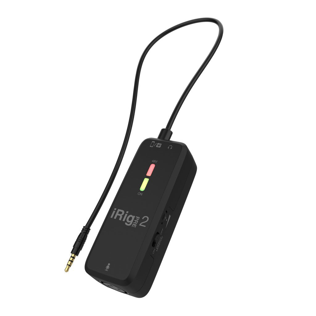 IK iRig Pre 2 - Studio Quality XLR Microphone Interface Audio Interfaces Sky Music