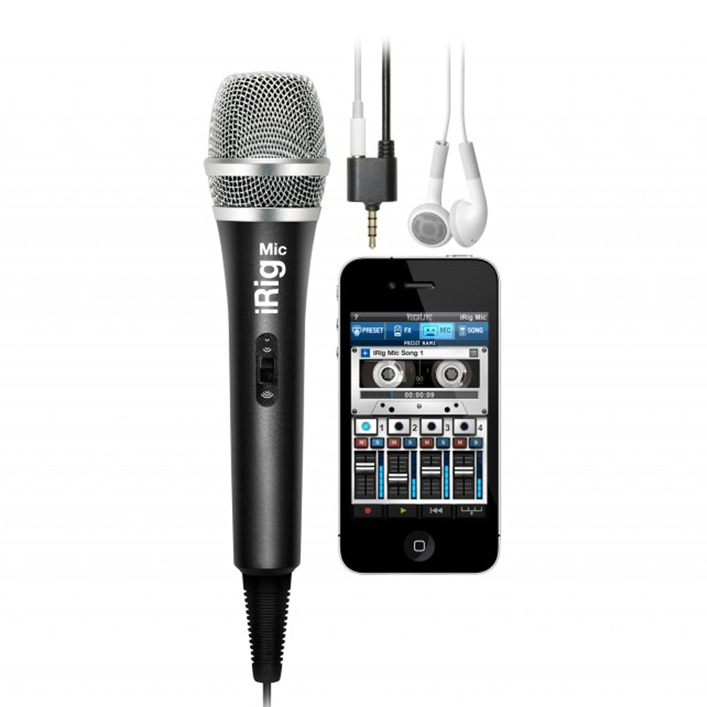 iRig Mic - Handeld Microphone for iPhone, iPod &amp; iPad