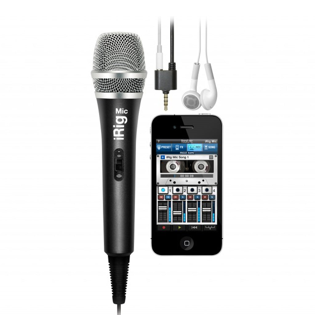 iRig Mic - Handeld Microphone for iPhone, iPod & iPad