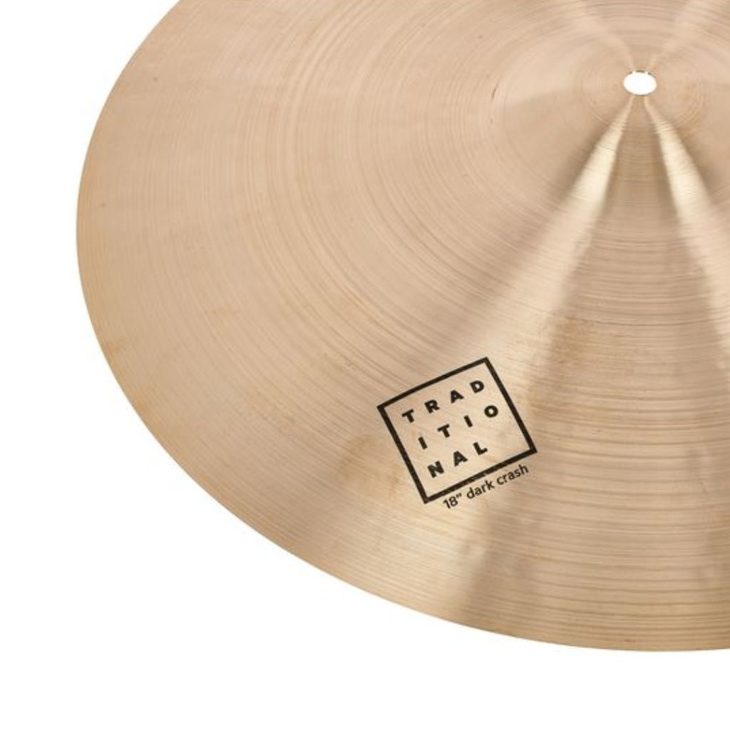 Istanbul Agop Traditional Dark Crash Cymbal - 18 inches Cymbals Sky Music
