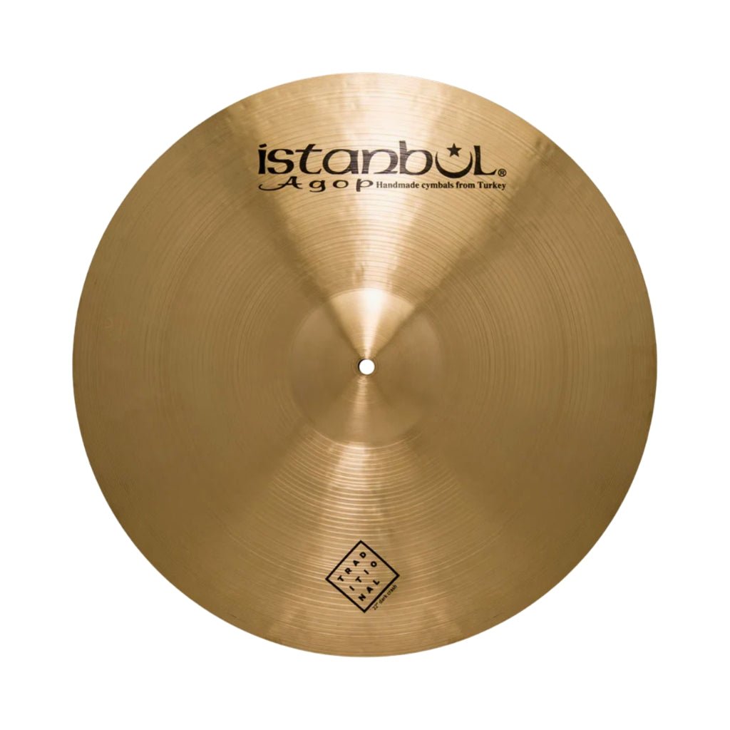 Istanbul Agop Traditional Dark Crash Cymbal - 22 inch Cymbals Sky Music