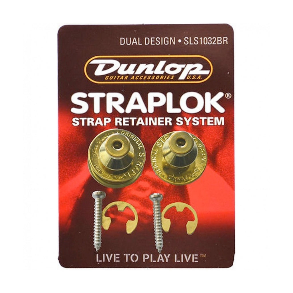Dunlop - J103BR Dual Straplock - Brass