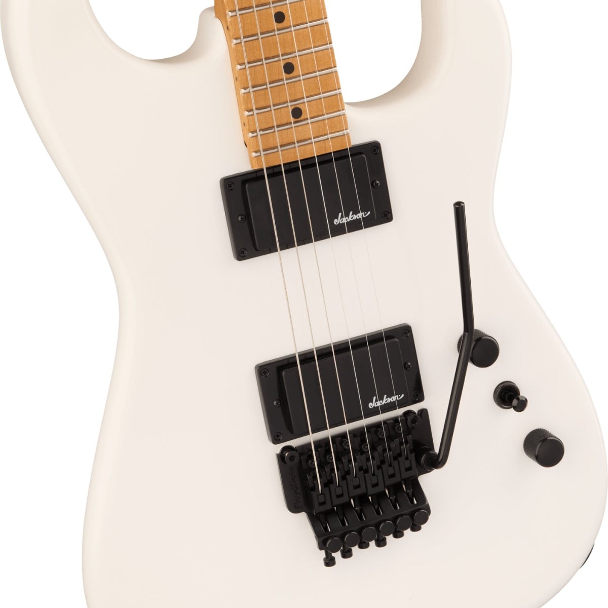 Jackon Pro Origins 1985 San Dimas SD1 HH FR Electric Guitar - Snow White, Maple Fingerboard Electric Guitars Sky Music