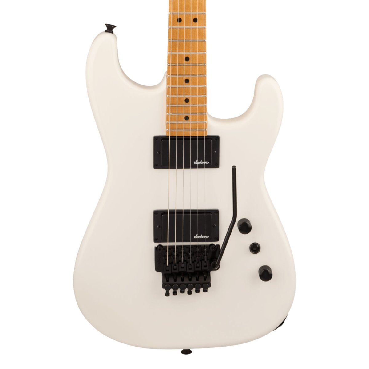 Jackon Pro Origins 1985 San Dimas SD1 HH FR Electric Guitar - Snow White, Maple Fingerboard Electric Guitars Sky Music