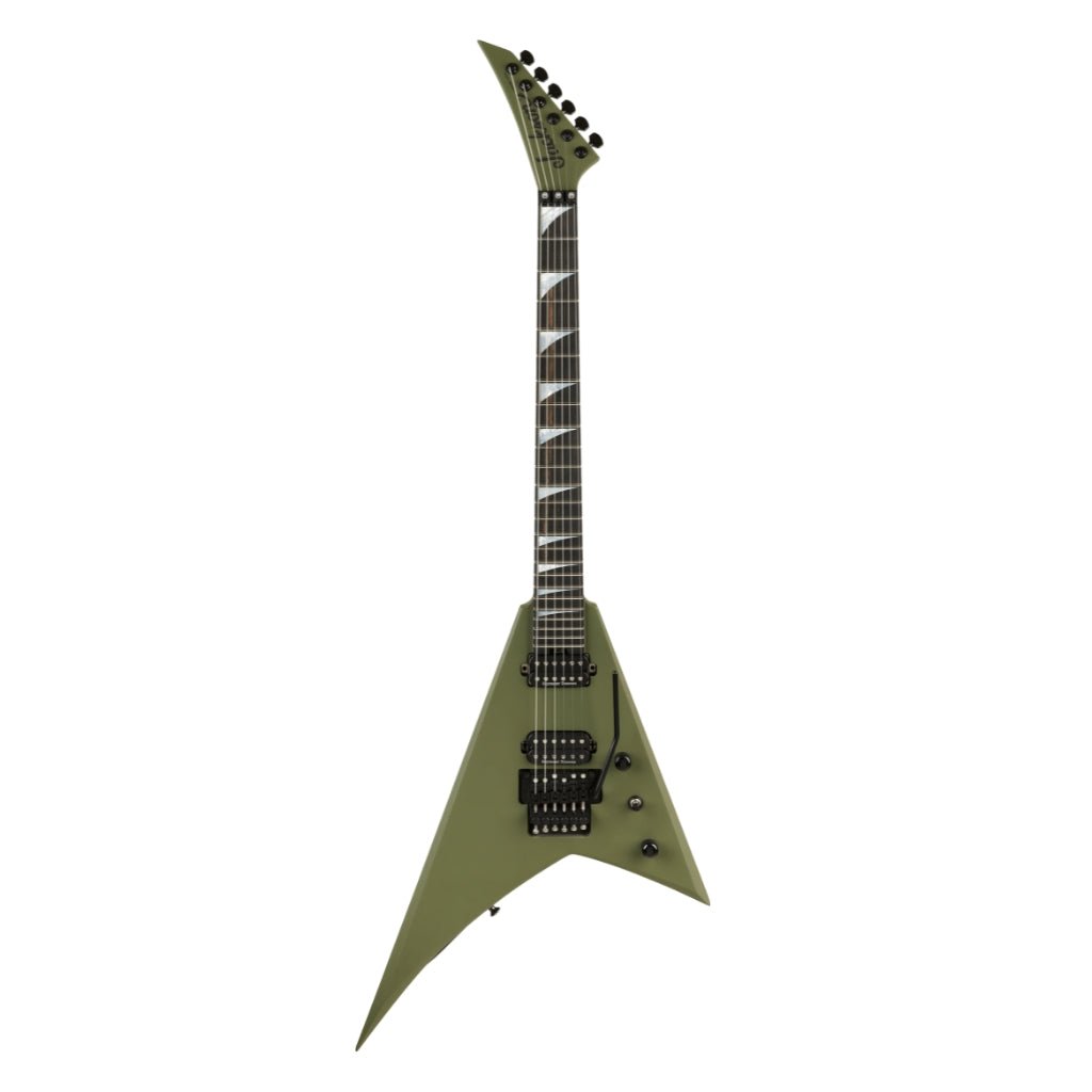 Jackson American Series Rhoads RR24 Electric Guitar - Matte Army Drab, Ebony Fingerboard Electric Guitars Sky Music