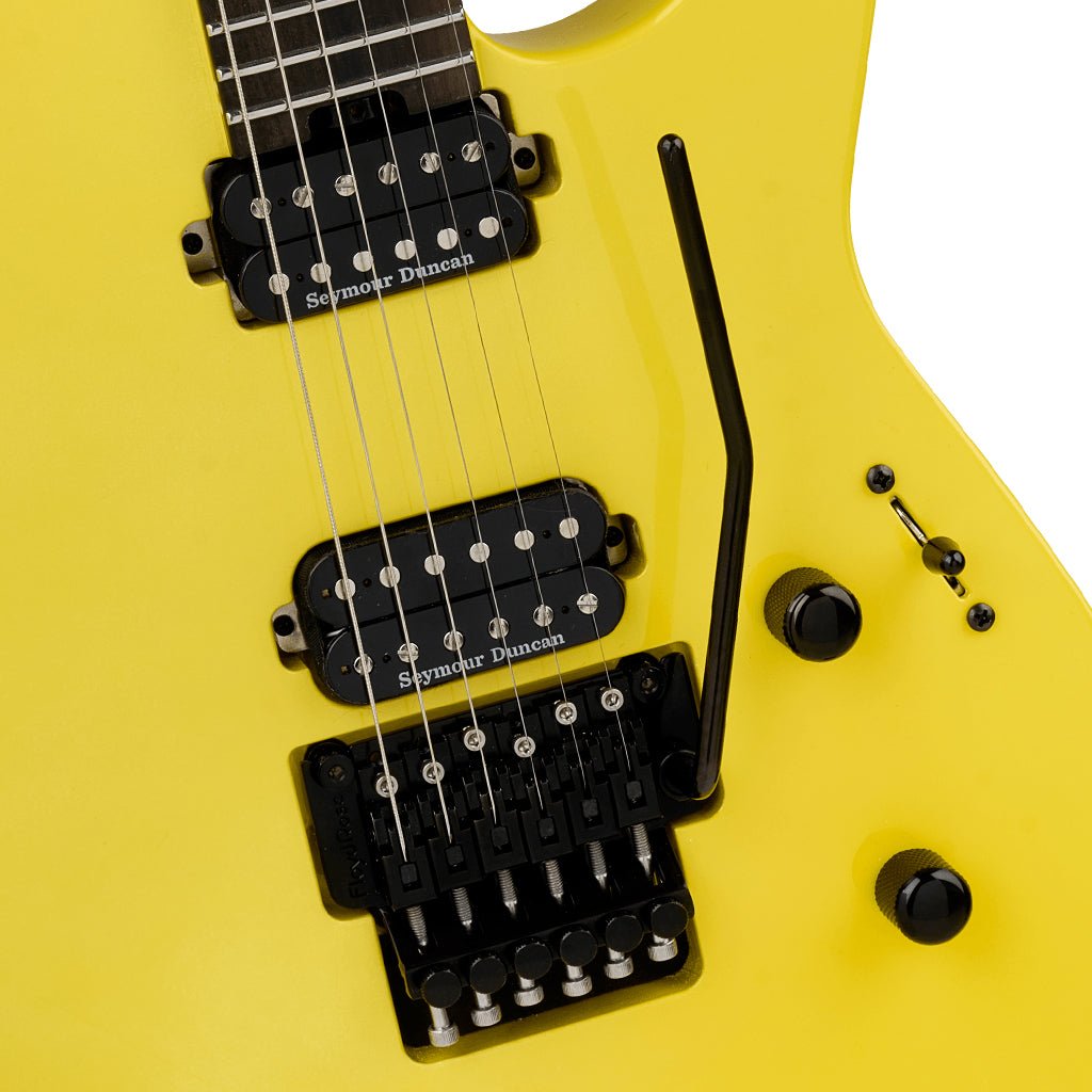 Jackson American Series Soloist SL2 DX Electric Guitar Ebony Fingerboard Lemon Ice Electric Guitars Sky Music