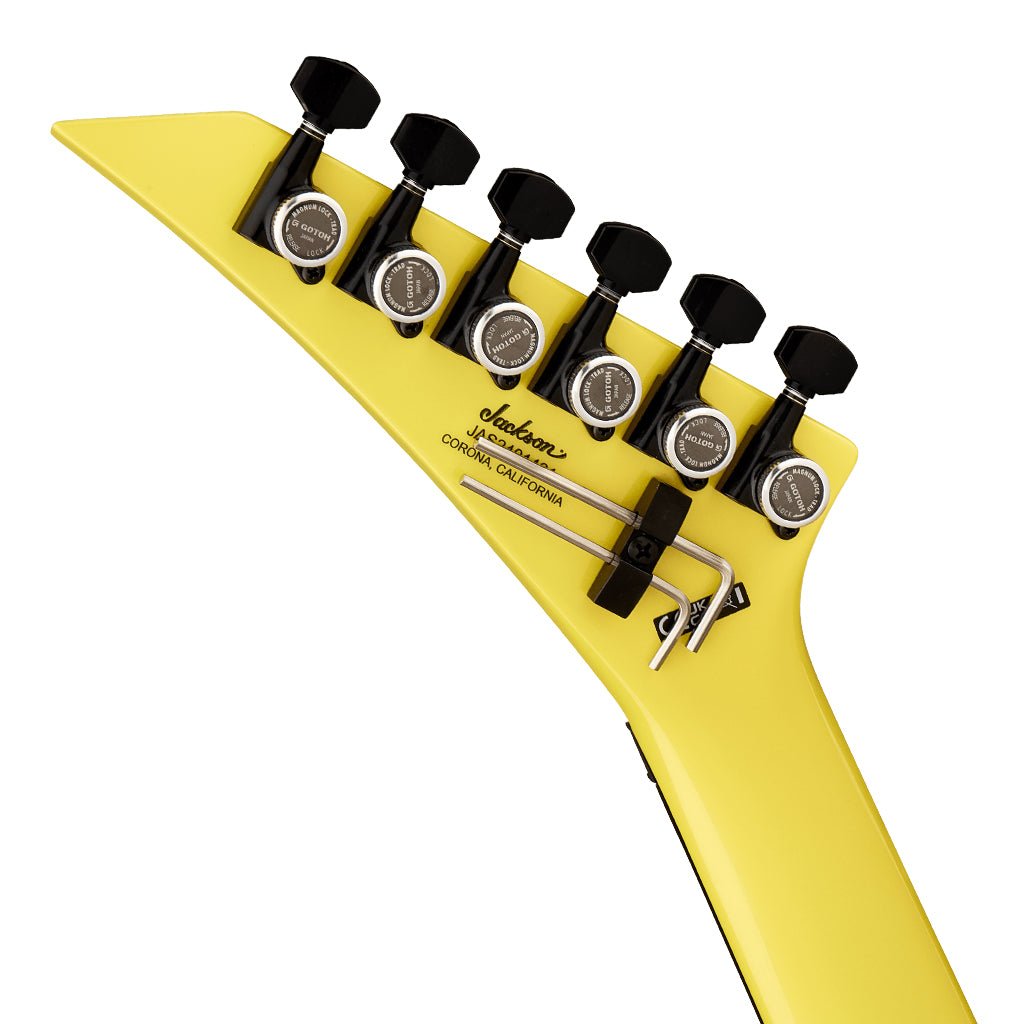 Jackson American Series Soloist SL2 DX Electric Guitar Ebony Fingerboard Lemon Ice Electric Guitars Sky Music
