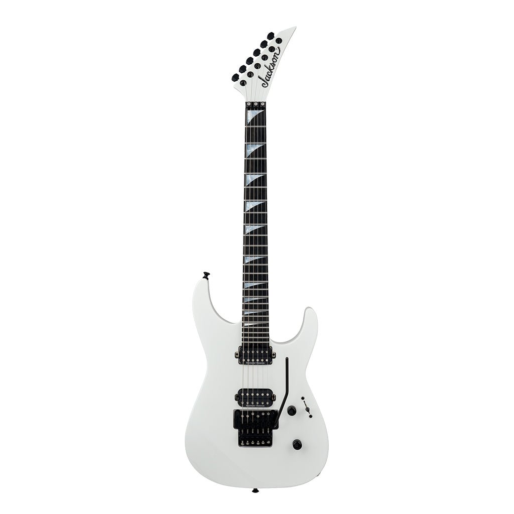 Jackson American Series Soloist SL2 DX Electric Guitar Ebony Fingerboard Snow White Electric Guitars Sky Music