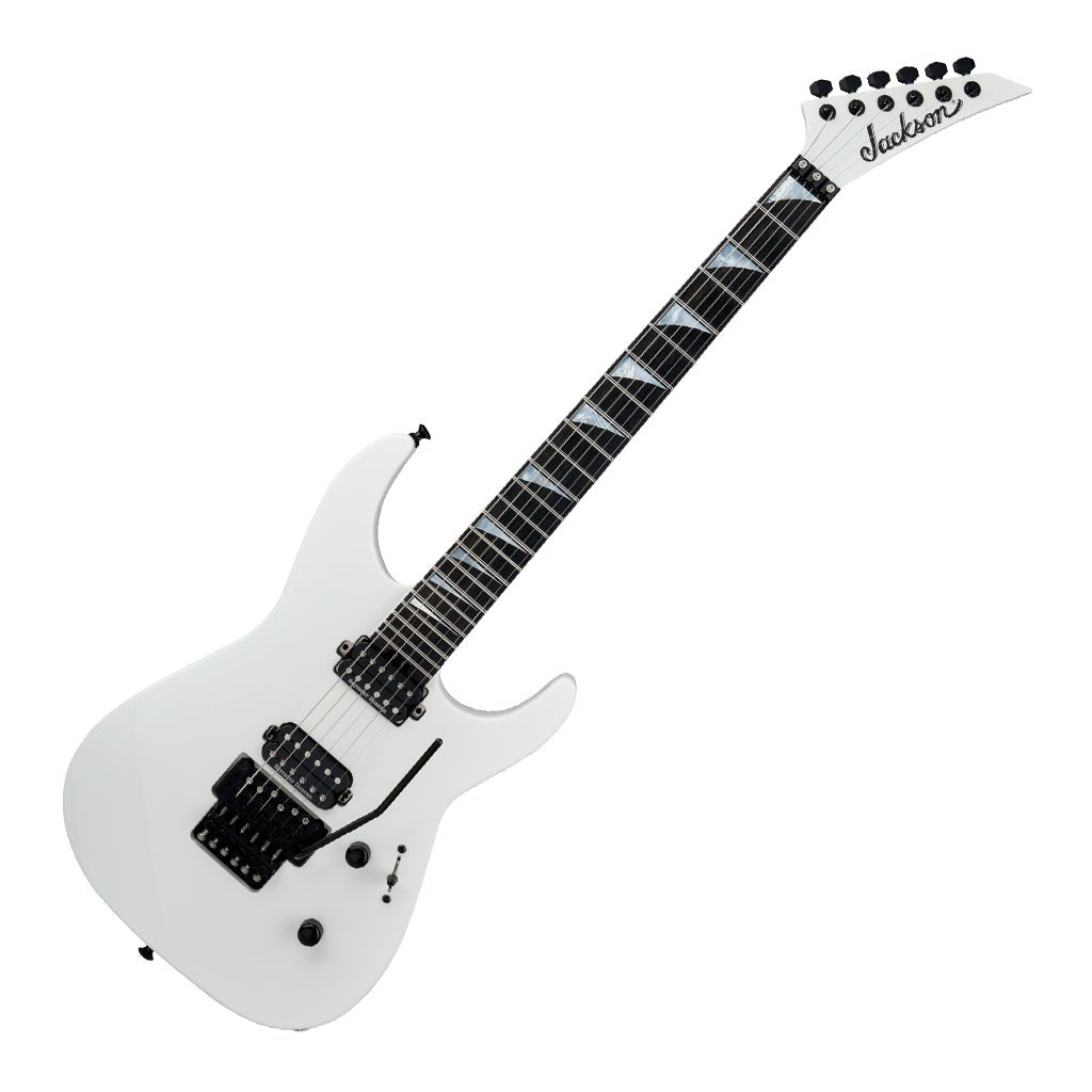 Jackson American Series Soloist SL2 DX Electric Guitar Ebony Fingerboard Snow White Electric Guitars Sky Music