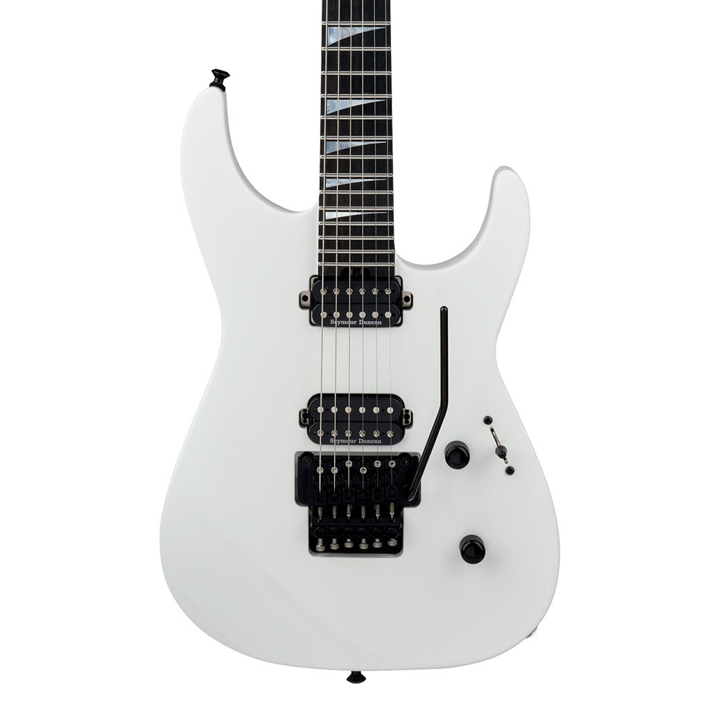 Jackson American Series Soloist SL2 DX Electric Guitar Ebony Fingerboard Snow White Electric Guitars Sky Music