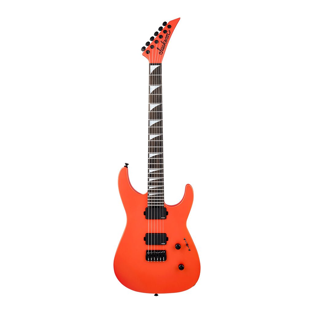 Jackson American Series Soloist SL2 HT Electric Guitar Ebony Fingerboard Satin Lambo Orange Electric Guitars Sky Music
