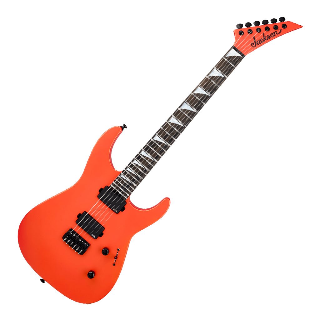 Jackson American Series Soloist SL2 HT Electric Guitar Ebony Fingerboard Satin Lambo Orange Electric Guitars Sky Music