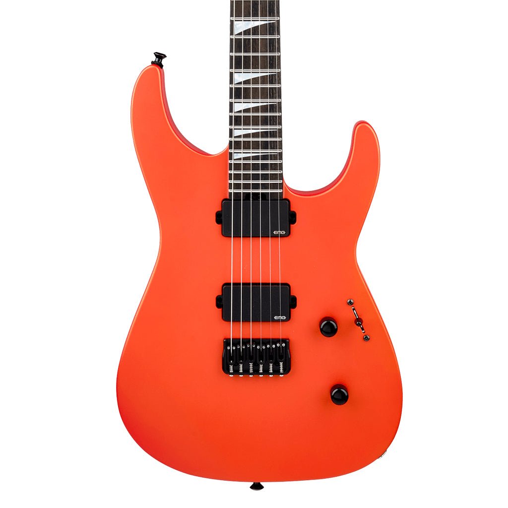 Jackson American Series Soloist SL2 HT Electric Guitar Ebony Fingerboard Satin Lambo Orange Electric Guitars Sky Music