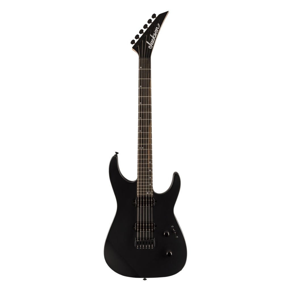Jackson American Series Virtuoso Hardtail with Streaked Ebony Fingerboard - Satin Black Electric Guitars Sky Music