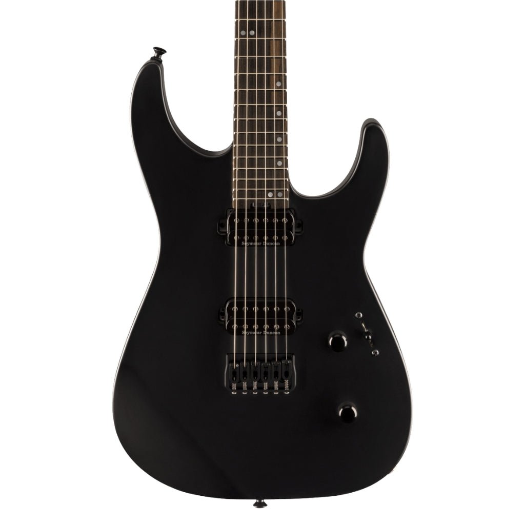 Jackson American Series Virtuoso Hardtail with Streaked Ebony Fingerboard - Satin Black Electric Guitars Sky Music
