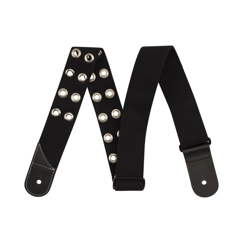 Jackson Cotton Grommet Strap - Black Guitar Straps Sky Music