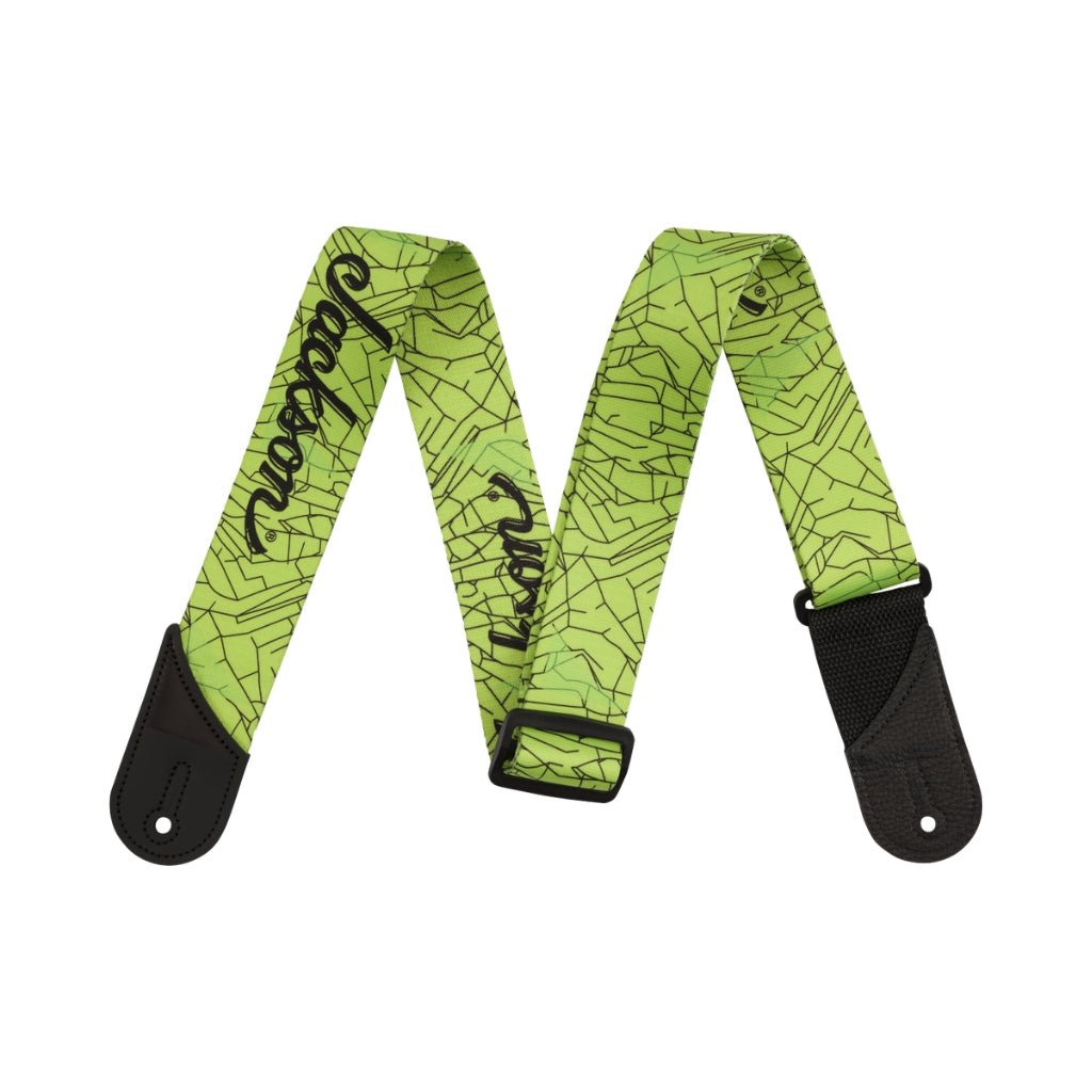 Jackson Cracked Mirror Strap - Green Guitar Straps Sky Music