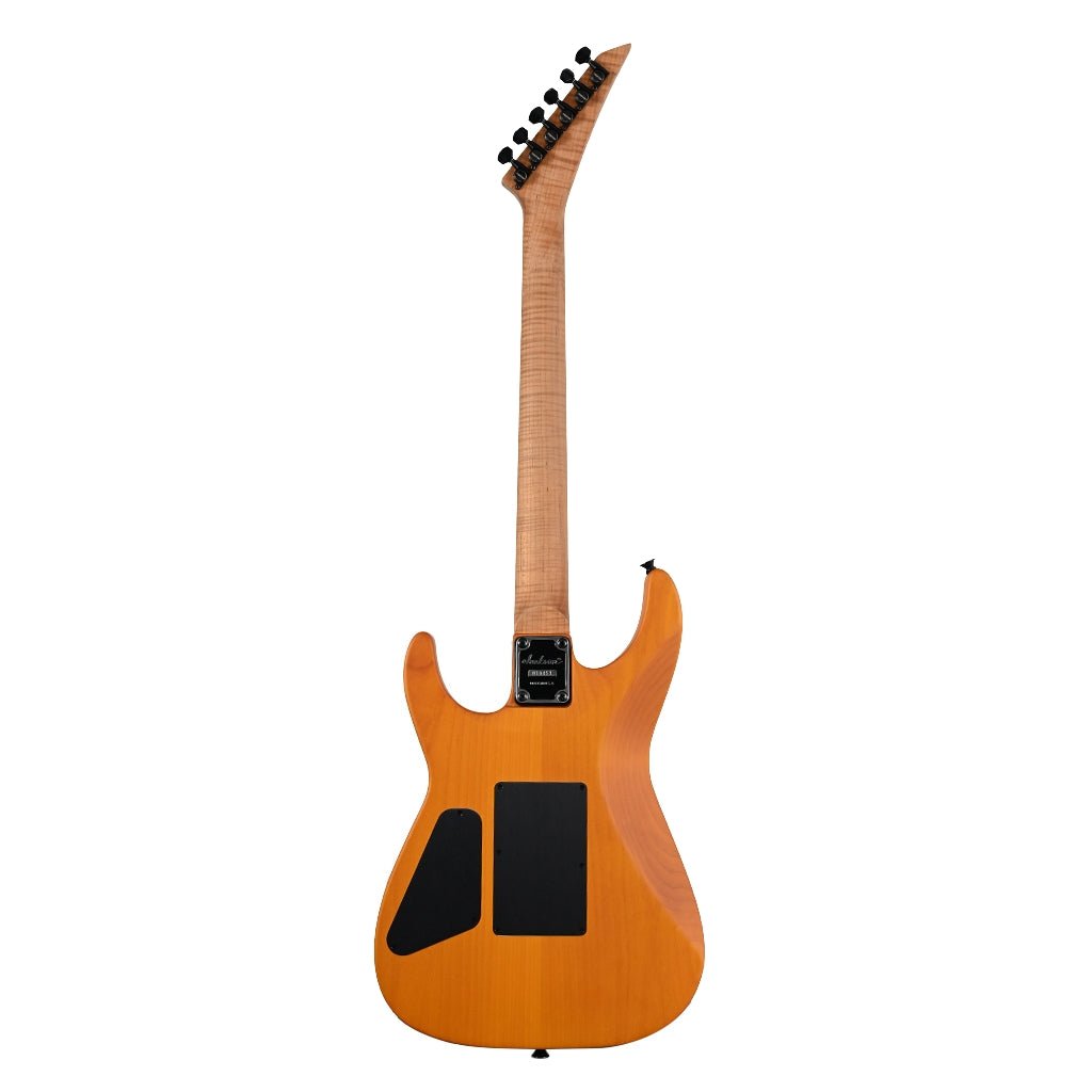 Jackson Custom Shop DK 2H FR Flame Maple Top Electric Guitar - Trans Amber Electric Guitars Sky Music