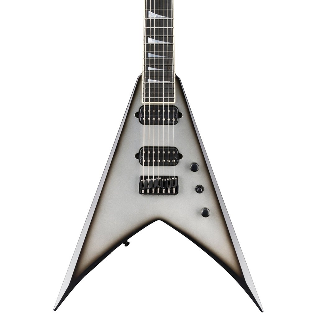 Jackson Custom Shop USA Special Edition King V 7 String Silverburst Electric Guitars Sky Music